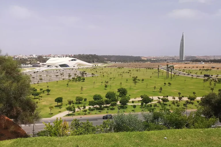 Französischer Garten und Umland in Rabat