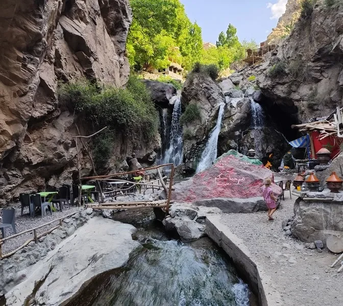 Toubkal Wasserfall