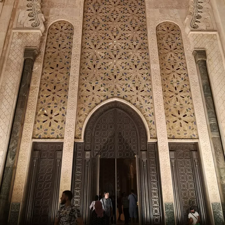 Mohammed 2 Moschee von innen im Eingangsbereich