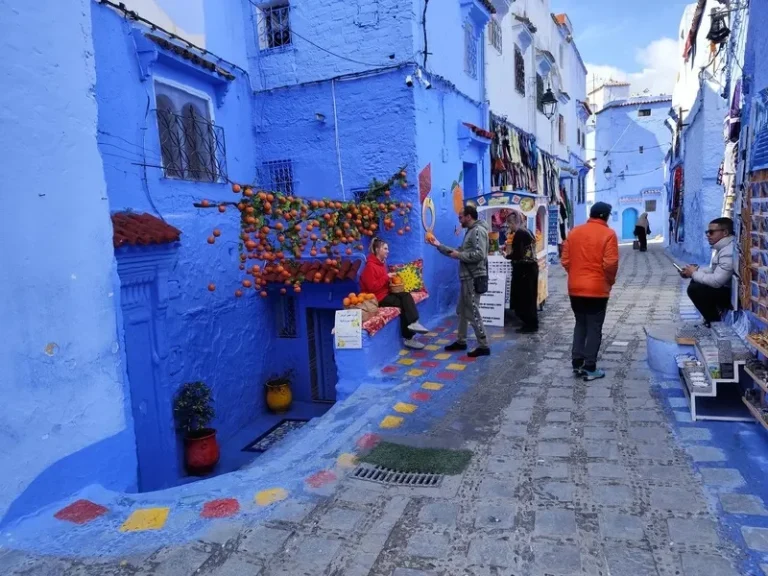 Gasse Chefchaouen